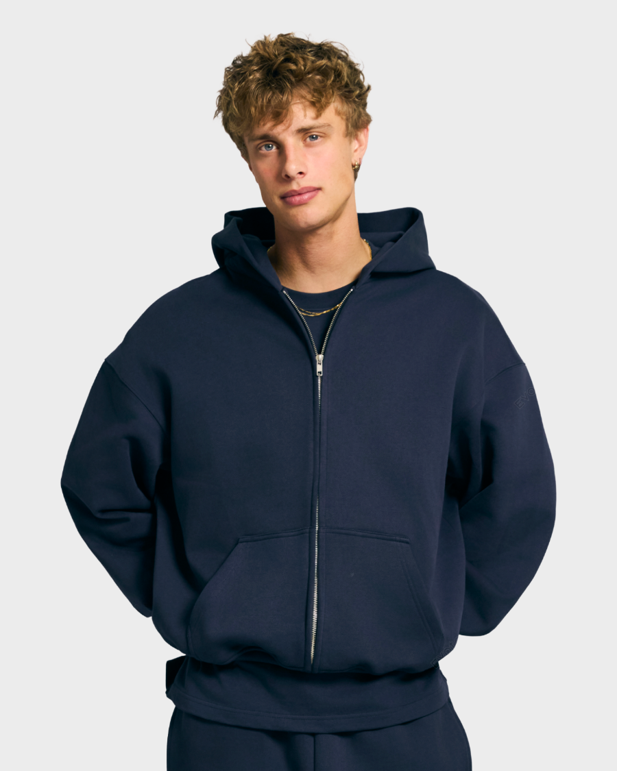 ZIP HOODIE ‘NAVY’