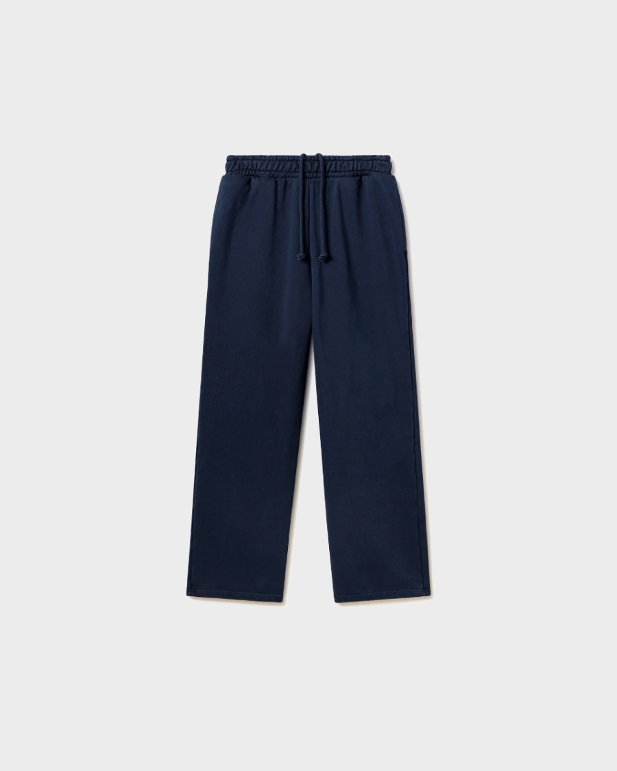 STRAIGHT-LEG PANTS 'NAVY'