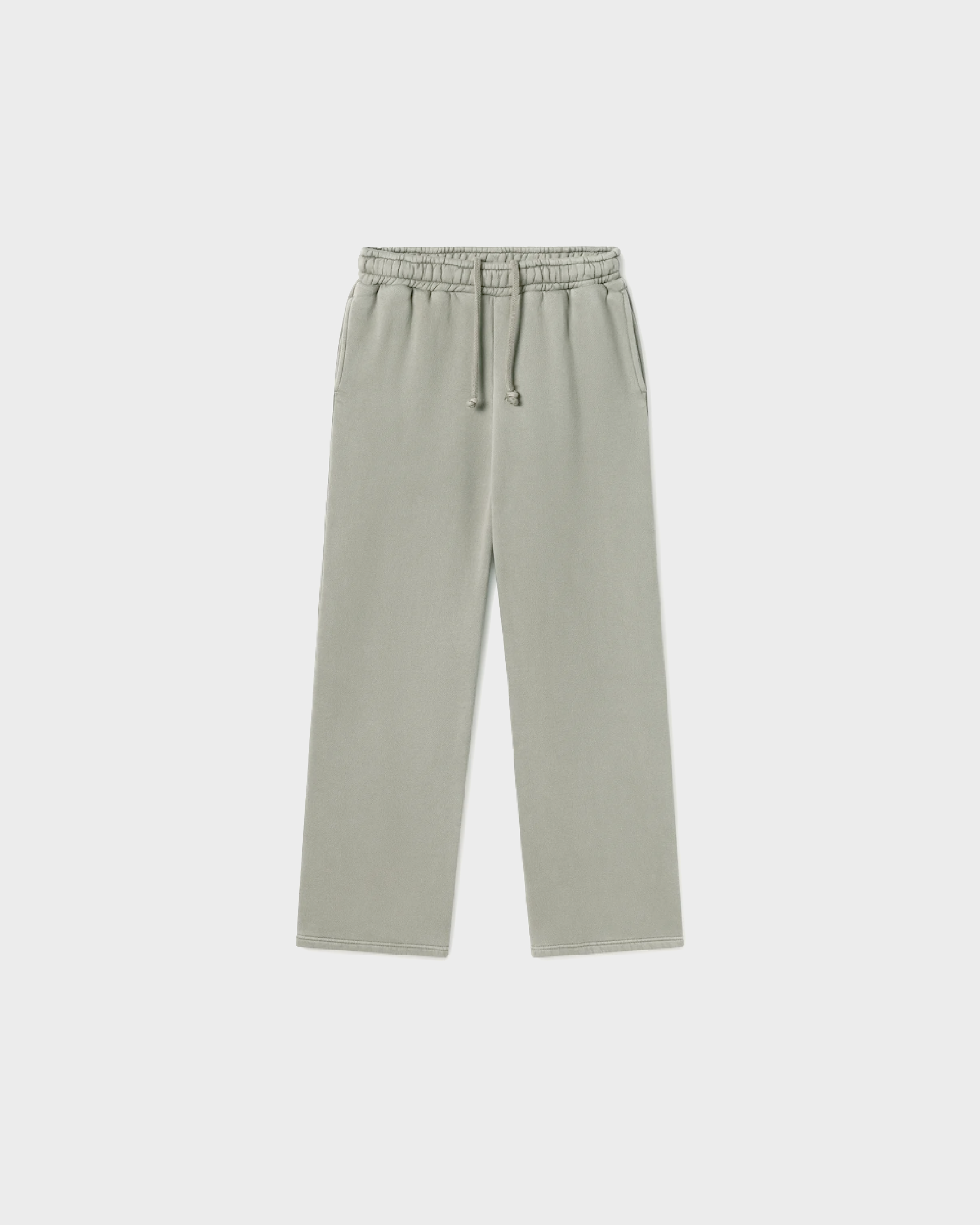 STRAIGHT-LEG PANTS 'VINTAGE OLIVE'
