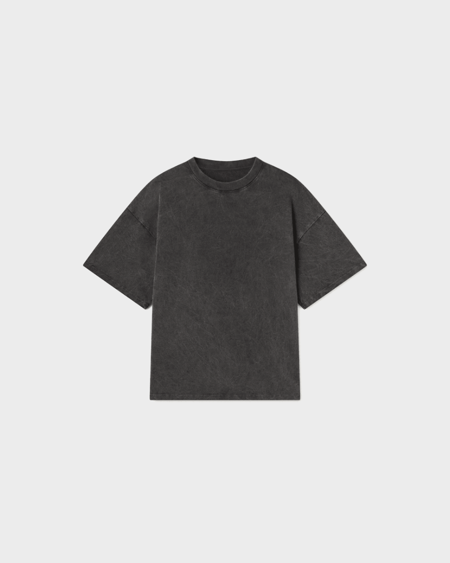BOX FIT T-SHIRT 'VINTAGE BLACK'