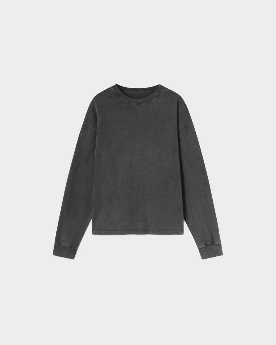 HEAVY LONG SLEEVE 'VINTAGE BLACK'