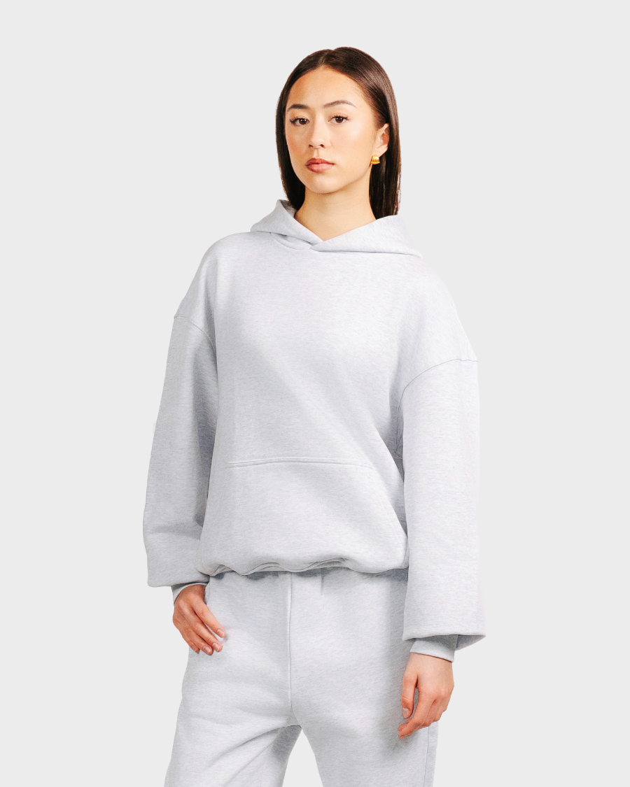 HOODIE 'HEATHER GREY'