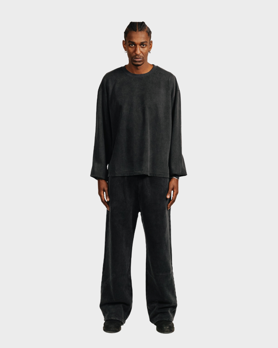HEAVY LONG SLEEVE 'VINTAGE BLACK'