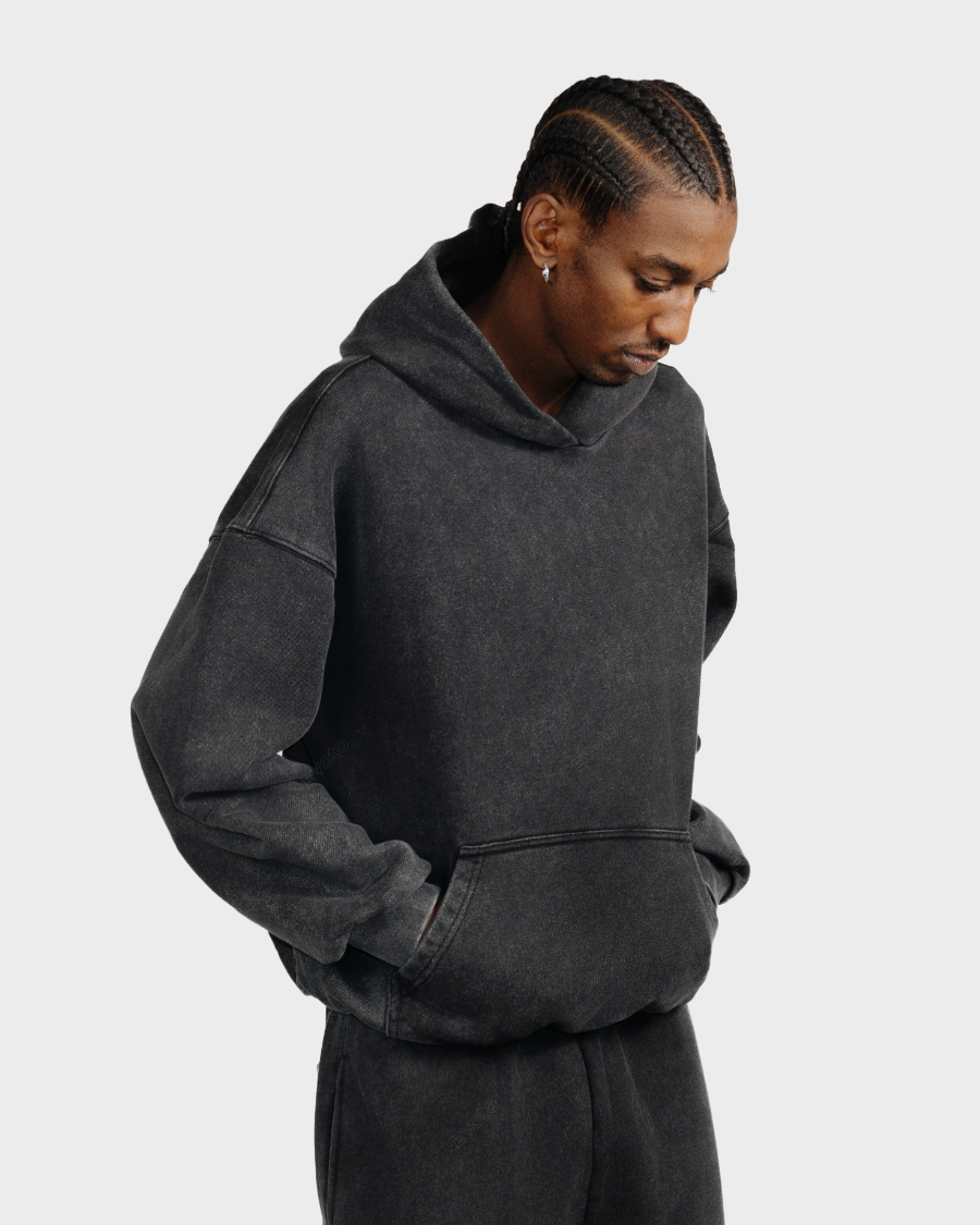 HOODIE 'VINTAGE BLACK'