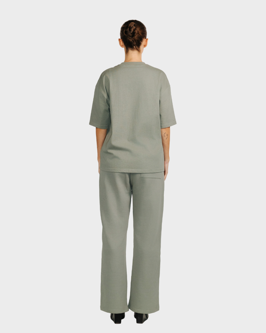 BOX FIT T-SHIRT 'VINTAGE OLIVE'