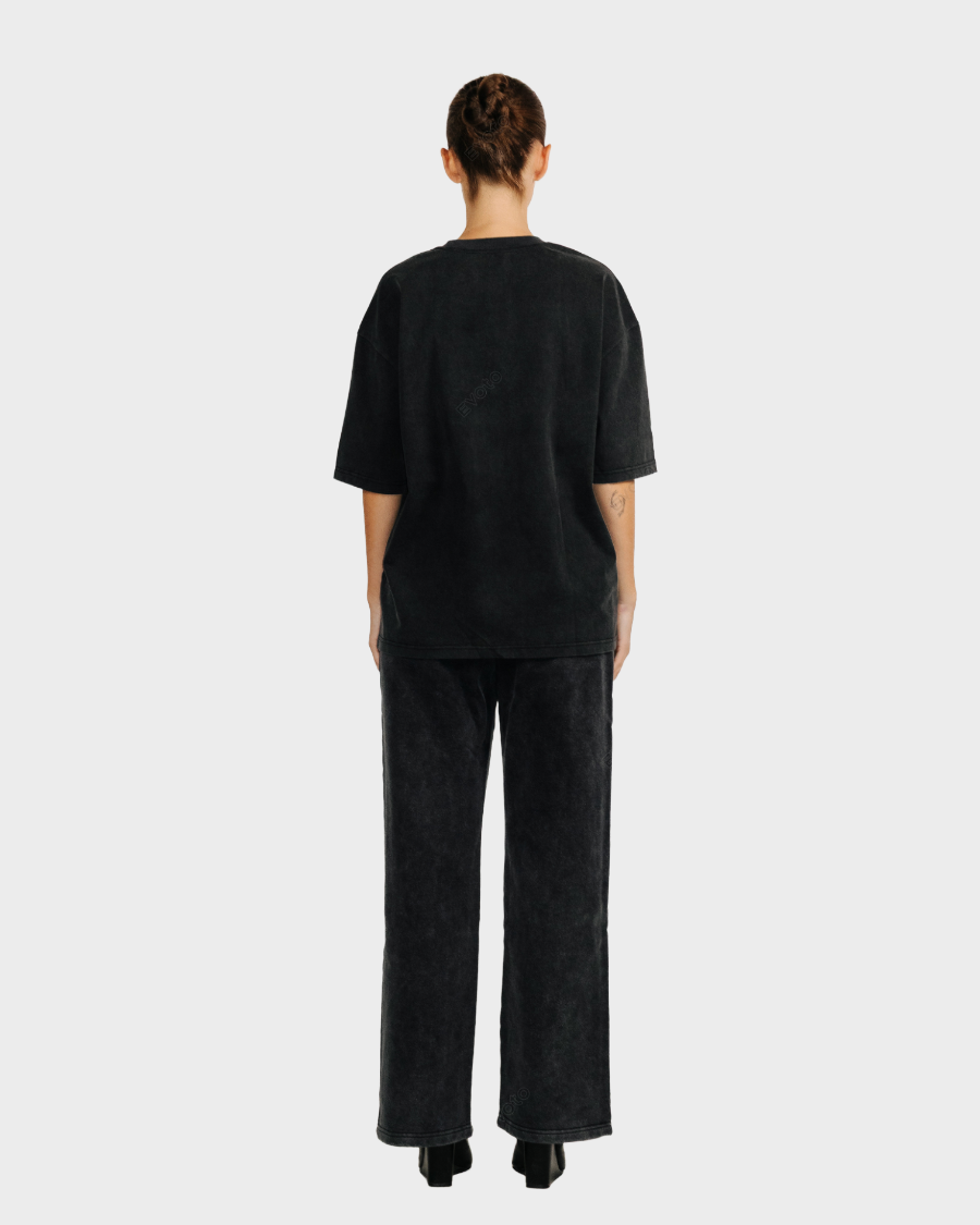 HEAVY BOX FIT T-SHIRT 'VINTAGE BLACK'