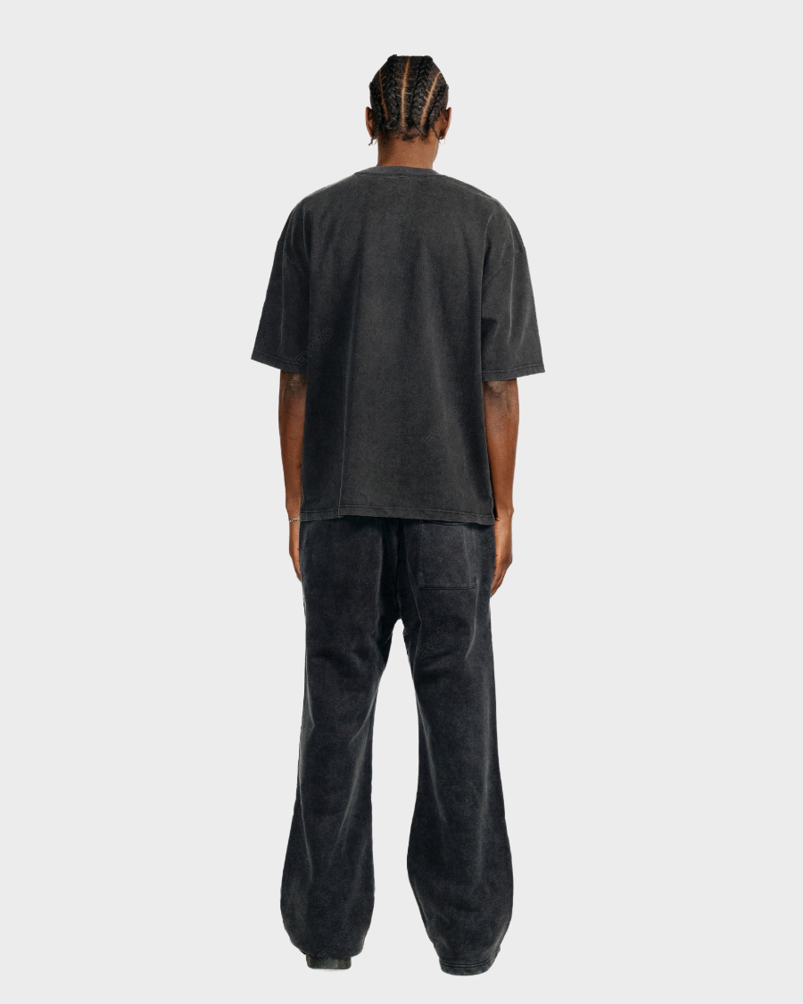 HEAVY BOX FIT T-SHIRT 'VINTAGE BLACK'