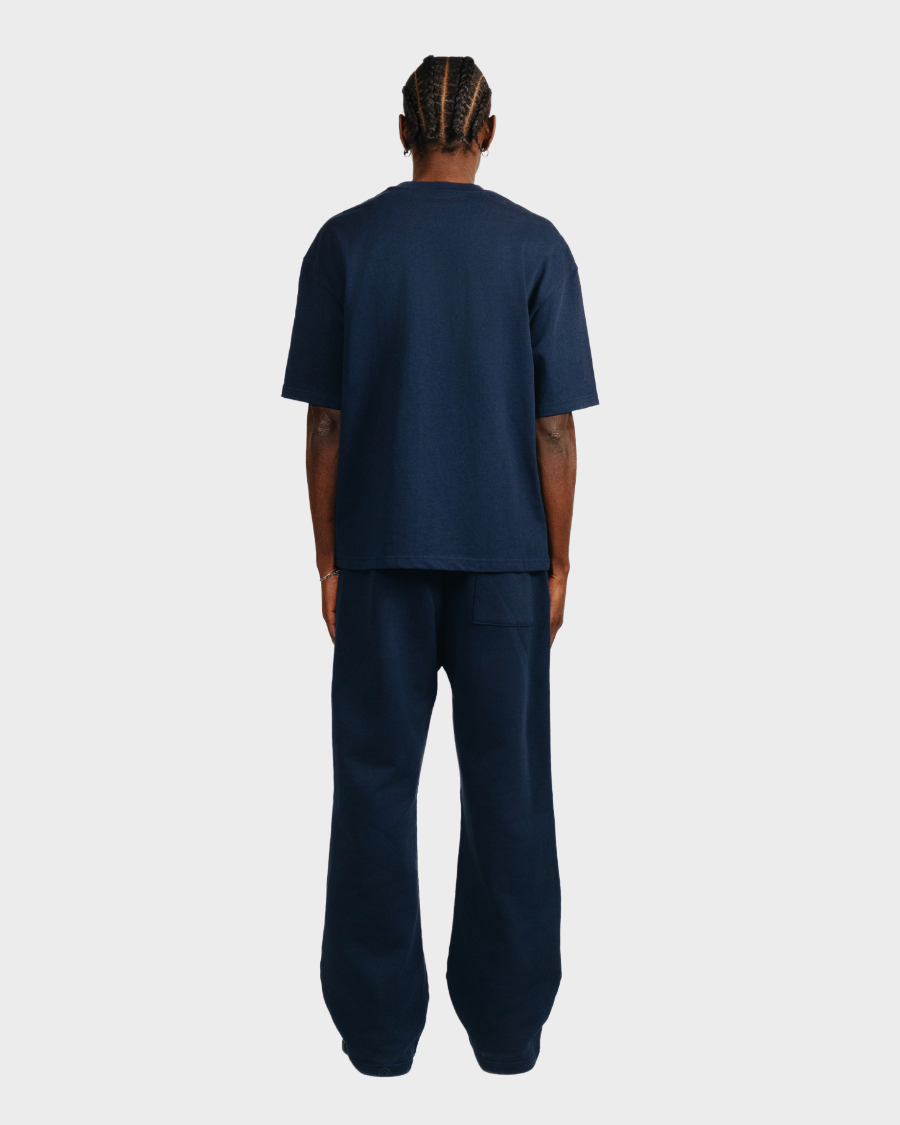 HEAVY BOX FIT T-SHIRT 'NAVY'